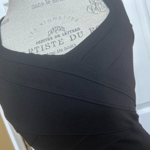 WHITE HOUSE BLACK MARKET SLEEVELESS TOP:PREOWNED BLACK  XS - Picture 7 of 13
